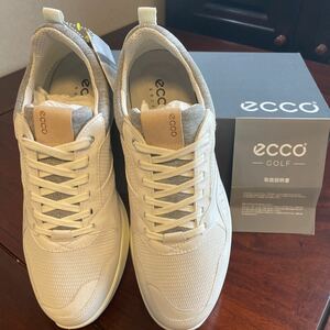 ECCOエコーゴルフシューズS-CASUAL 26cm/EUサイズ42 ホワイト(メンズ用)