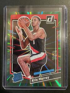 Kris Murray Donruss Rated Rookie Green Laser ルーキーカードNBA カード 2023/24