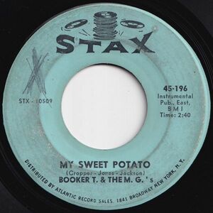 Booker T. & The M.G.'s My Sweet Potato / Booker-Loo Stax US 45-196 205686 SOUL ソウル レコード 7インチ 45