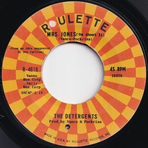 Detergents Mrs. Jones ('Ow About It) / Tea And Trumpets Roulette US R-4616 205757 R&B R&R レコード 7インチ 45