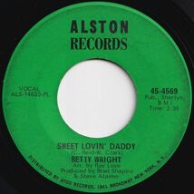 Betty Wright Girls Can't Do What The Guys Do / Sweet Lovin' Daddy Alston US 45-4569 205803 SOUL ソウル レコード 7インチ 45_画像2