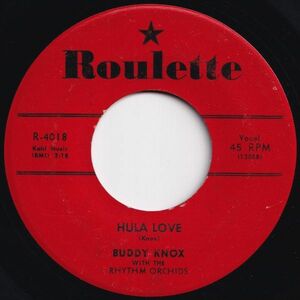 Buddy Knox Hula Love / Devil Woman Roulette US R-4018 205914 R&B R&R レコード 7インチ 45