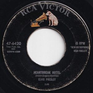 Elvis Presley Heartbreak Hotel / I Was The One RCA Victor US 47-6420 205913 R&B R&R レコード 7インチ 45