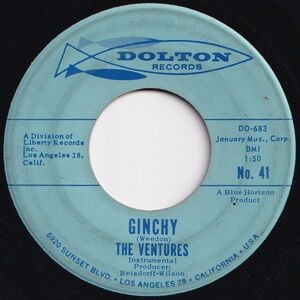 Ventures Ginchy / Lullaby Of The Leaves Dolton US No. 41 205936 ROCK POP ロック ポップ レコード 7インチ 45