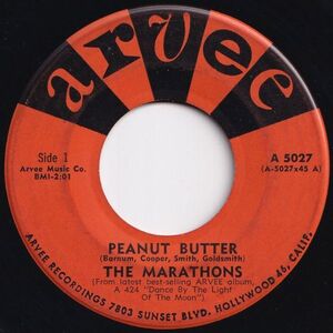 Marathons Peanut Butter / Talkin' Trash Arvee US A 5027 205933 R&B R&R レコード 7インチ 45