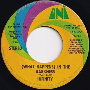 Infinity (What Happens) In The Darkness / Do Your Thing Like Jesus UNI US 55327 205978 SOUL ソウル レコード 7インチ 45