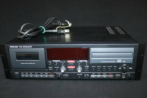 O2069　●TASCAM●CC-222MKⅣ●CDカセットレコーダー●タスカム●音響機器●オーディオ機器●