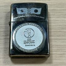 【ART-3102】1円スタート ZIPPO ジッポー 2002 FIFA WORLD CUP 日韓ワールドカップ シルバー 着火未確認 ジャンク 長期保管品 現状品_画像1