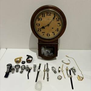 【AMT-9344】1円～CASIO SEIKOまとめ 時計 CITIZEN カシオ セイコー シチズン 腕時計 壁掛け時計 ジャンク品 ウォッチ ファッション