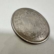 【TOA-4126】 1円～ 一圓 銀貨 硬貨 古銭 まとめ 明治28年 明治45年 大日本 竜 重さ約26.9ｇ 長さ約38.2ｍｍ 旧貨幣 大型貨幣 現状保管品_画像4