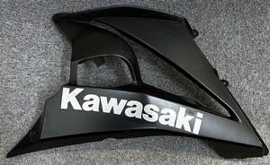 【DK 22117T】１円～ Kawasaki NINJA1000 アンダーカウル 右 ブラック 55028-0347 カワサキ 純正 中古 ZX1000G バイク用品 傷有 現状品