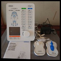 OMRON オムロン 低周波治療器 電気治療器　　HV-F5500 マッサージ 家庭用低周波治療器_画像1