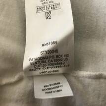 Patagonia 39040 Organic Cotton Shop Sticker Cotton T-shirt パタゴニア オーガニックコットン 長袖ロゴTシャツ 良品 size M/XL_画像6