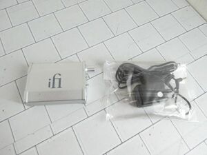 iFi Audio headphone amplifier DAC iFi nano iCAN body power supply cable only conspicuous dirt none m
