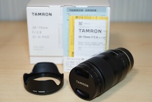 【送料無料】レンズプロテクター付き！Tamron (タムロン) 28-75mm F/2.8 Sony (ソニー) のミラーレスフルサイズEマウント用 TAMRON A036