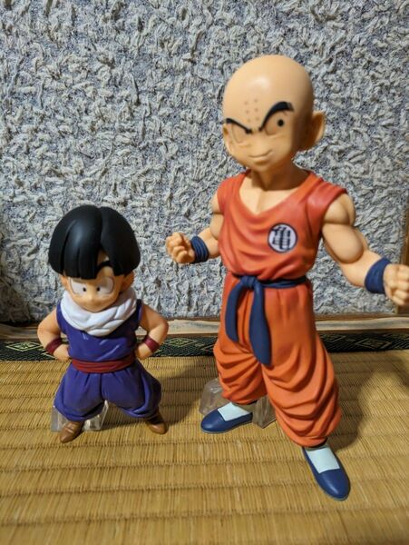 【箱無し　国内正規品】ドラゴンボール一番くじ　STRONG CHAINS　ラストワン賞クリリン＆孫悟飯 フィギュア