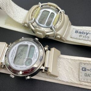 6 電池交換済み G-SHOCK Baby-G ラバーズコレクション1998年モデル ペアウォッチ ドラゴンと魔女 ホワイト カシオ CASIO LOV98B-3 現状販売の画像4