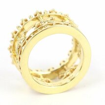 Aランク【ジャスティンデイビス】ロイヤルカルーセルリング/K18YG//8.4号/アクセサリー/指輪/メリーゴーランド/アクセサリー/JUSTIN DAVIS_画像4