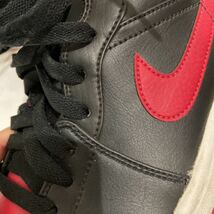 Nike Air Jordan 1 Mid Bred ナイキ エアジョーダン1 ミッド ブレッド26.5_画像7