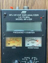 【ジャンク品】MFJ-259　アマチュア無線　アンテナアナライザー　MFJ HF/VHF SWR ANALYZER 1.8MHz〜170MHz MODEL MFJ-259_画像7