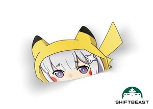 ★即納★SHIFTBEAST Emilia x Pikachu エミリア リゼロ Re：ゼロ ステッカー デカール シフトビースト JDM USDM 痛車 アニメ スタンス