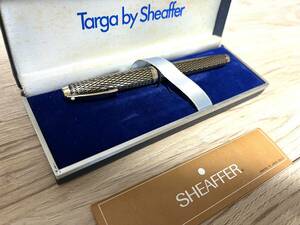 【美品・箱付き】シェーファー( SHEAFFER U.S.A)万年筆 インペリアル ペン先14K(585)ゴールド格子柄14k GF