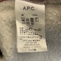 WEAR■2023年AW Pokemon X A.P.C.(アーペーセー) Pikachu HOODIE 人気フーディー MEN’S GREY SIZE L 中古品/ポケモン/ピカチュウ/Nintendo_画像4