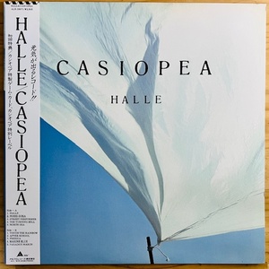 LP■和ブギー/シティポップ/CASIOPEA (カシオペア)/HALLE/ALFA ALR-28071/国内87年ORIG OBI/帯 美品/神保彰 桜井哲夫 野呂一生/FUSION名作!