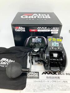 実釣未使用 アブガルシア MAX DLC BG H L 左巻き パワーハンドル ハイギヤ レフトハンドル ABU Garcia デジタルラインカウンター アブ