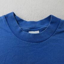 XL/古着 半袖 ビンテージ Tシャツ メンズ 90s 飛行機 デルタ航空 コットン クルーネック 青 ブルー 24feb09 中古_画像4