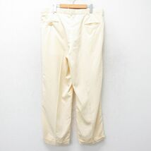 W37/古着 パンツ メンズ 80s タロン 薄黄 イエロー 24feb10 中古 ボトムス ロング_画像3