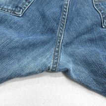 W36/古着 リーバイス Levis 514 ジーンズ メンズ ヒゲ コットン 紺 ネイビー デニム 24feb14 中古 ボトムス ジーパン Gパン ロング パンツ_画像8