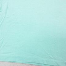 L/古着 フルーツオブザルーム 半袖 ビンテージ Tシャツ メンズ 90s バレーボール ニューヨーク コットン クルーネック 薄青緑系 24feb15 中_画像9