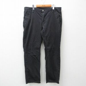 W39/古着 リーバイス Levis チノパンツ チノパン メンズ 黒 ブラック 24feb17 中古 ボトムス ロング