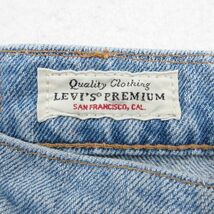 W35/古着 リーバイス Levis 512 ジーンズ メンズ 紺 ネイビー デニム 24feb26 中古 ボトムス ジーパン Gパン ロング パンツ_画像6