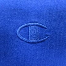 XL/古着 チャンピオン Champion 半袖 ブランド Tシャツ メンズ ワンポイントロゴ 大きいサイズ クルーネック 青 ブルー 24feb27 中古_画像2