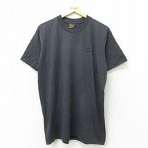 XL/古着 半袖 ビンテージ Tシャツ メンズ 90s VIILMONT クルーネック グレー ボーダー 24feb27 中古_画像1