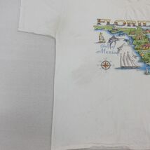 XL/古着 All Spore 半袖 ビンテージ Tシャツ メンズ 00s フロリダ イルカ 大きいサイズ コットン クルーネック 白 ホワイト 24feb28 中古_画像10
