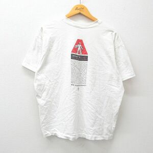 XL/古着 フルーツオブザルーム 半袖 ビンテージ Tシャツ メンズ 90s WE CONSTRUCT ウィスラー 大きいサイズ コットン クルーネック 白 ホワ