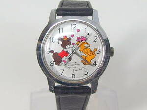 ■SEIKO セイコー Disney Time ディズニータイム 5000-8000 ボンゴ ルルベル 手巻き 腕時計■