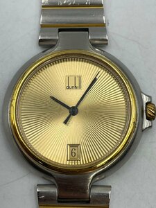 ダンヒル ミレニアム クォーツ デイト ボーイズ 腕時計 Dunhill 動作保証なし m24216-2