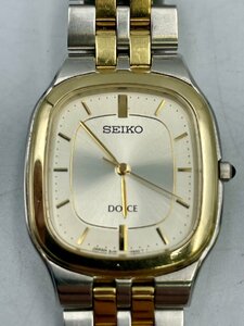 SEIKO　DOLCE　セイコー　ドルチェ　腕時計　8J41-OAAO ステンレス シルバー ゴールド コレクション メンズ 動作保証なし m24216-9