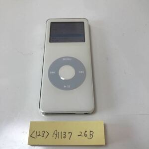 〈123〉iPod nano A1137 2GB 第1世代 本体のみ 中古