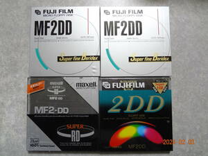 3.5 -inch floppy disk MF2DD unused 4 sheets 