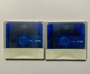 【送料無料】SONY Hi-MD 1GB ディスク 2枚セット ミニディスク 