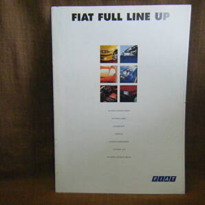 当時物 フィアット カタログ 価格表有り プント アバルト カブリオ バルケッタ クーペフィアット パンダ オールカラー 全6ページ 平成11年