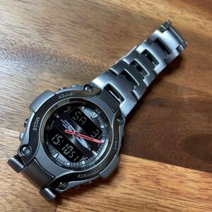 【1円スタート】CASIO G-SHOCK 最高峰モデル MRG-130T可動品 美品 チタンモデル