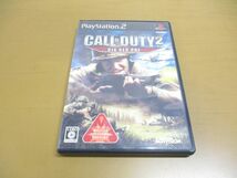 ●01)【同梱不可】Call of Duty 2 Big Red One/コール・オブ・デューティ2/ビッグ・レッド ワン/プレイステーション2/PS2/ゲームソフト_画像1
