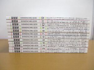 ▲01)【同梱不可】新建築 2013年1-12月号 1年分 全12冊揃セット/新建築社/建築工学/雑誌/バックナンバー/A