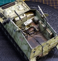 1/35 ドイツ軍 計画車輛（ペーパープラン） フルメルベース火焔放射戦車「06」 制作完成品_画像5